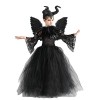 Hongsuny Filles Halloween diable robe avec accessoires enfants diable Halloween Costumes robe en tulle déguisement tenue sorc