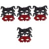 NUOBESTY 6 Pièces Diable Halloween Accessoires Tuba Adulte Bête Costume Effrayant Cosplay Demi Diable Costume Pour Hommes Dia