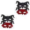 NUOBESTY 6 Pièces Diable Halloween Accessoires Tuba Adulte Bête Costume Effrayant Cosplay Demi Diable Costume Pour Hommes Dia