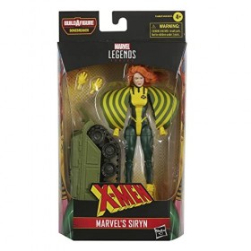 Marvel Hasbro Legends Series X-Men, Figurine de Collection Marvel’s Siryn de 15 cm avec 2 Accessoires et 1 pièce Build-a-Figu