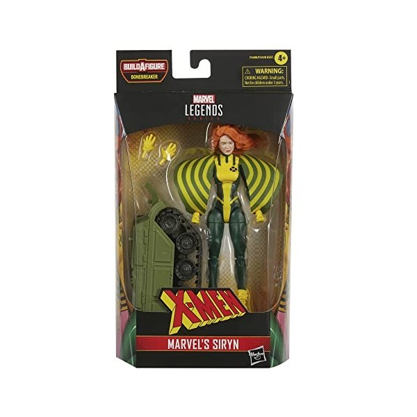 Marvel Hasbro Legends Series X-Men, Figurine de Collection Marvel’s Siryn de 15 cm avec 2 Accessoires et 1 pièce Build-a-Figu