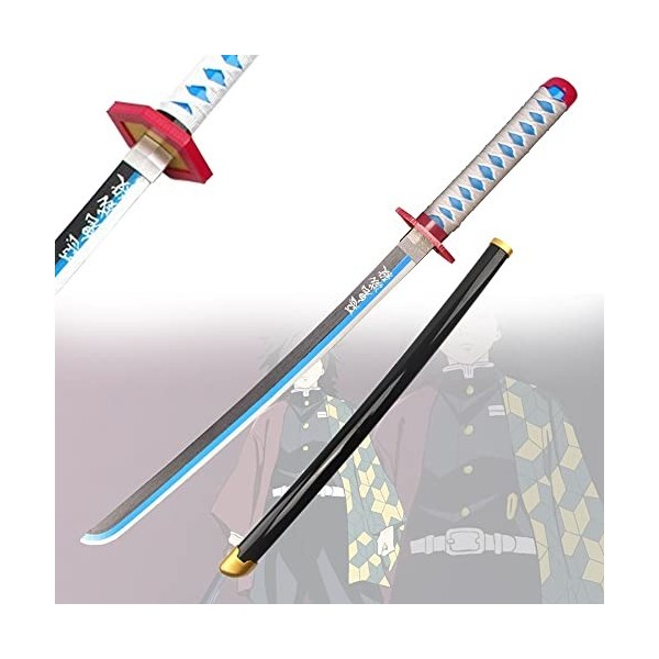 TBHOME Samurai Sword Of Slayer, Tomioka Giyuu Katana Cosplay Accessoires, Jouets En Bois/Onecolor/Tomioka Giyuu-75Cm 29In 