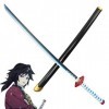 TBHOME Samurai Sword Of Slayer, Tomioka Giyuu Katana Cosplay Accessoires, Jouets En Bois/Onecolor/Tomioka Giyuu-75Cm 29In 