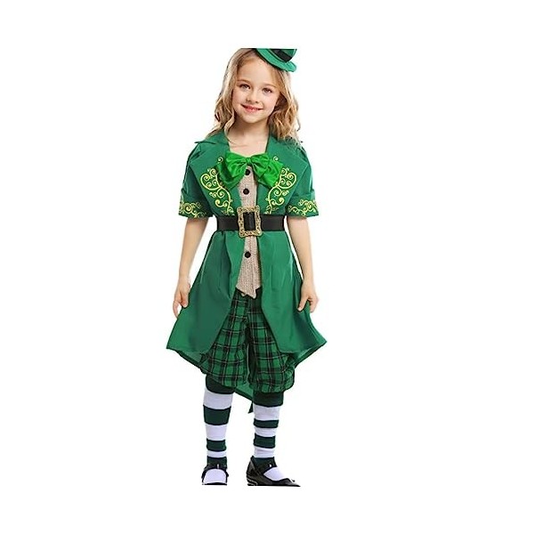 Holibanna Chapeaux Pour Costumes Verts Costume Vert Lutin Tenue Enfant S Petit Lutin Costume Charmant St Patricks Day Accesso