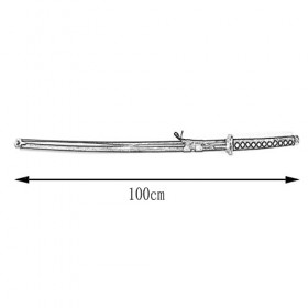 Anime Katana Sword En Bois, épée De Samouraï Avec Fourreau, Simulation Sword Iaido, Utilisé Pour Les Accessoires En Bois Dan