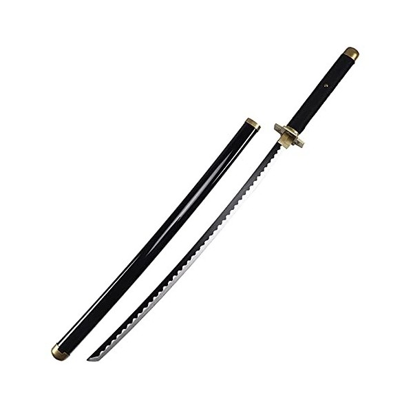 CRIPT 75Cm Épée en Bois, Modèle DÉpée Katana avec Fourreau, Accessoires DArmes en Bois, Adapté Aux Amateurs DAnime/B