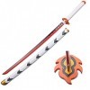 NIANXINN Katana À Collectionner, Épée de Samouraï En Bois de Bambou, Épée En Bois Cos, Katana Avec Gaine Accessoire DArme En