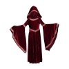 Oshhni Halloween Fille Robe Médiévale Costume Robe Déguisement Fête à Capuche Costumes Médiévaux Enfants, XS 100 cm à 120 cm