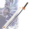 PICFEA Épée Bambou Lame Japonais Katana Anime Demon Slayer Kochou Shinobu Épée Cosplay Fans dAnime Cosplay Accessoires Cadea