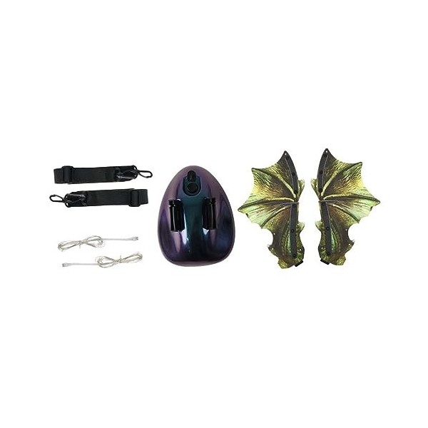 Abaodam 1 Ensemble Halloween Décor Cadeaux Filles Tenues Aile De Fée Rougeoyante Habiller Accessoire Aile De Fée pour Les Fem