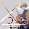 Épée De Samouraï Lame Tueur De Démons Cosplay Anime Épées en Bois Katanas Lame Épée, Arme Accessoire Anime Ninja Épée Jouets 