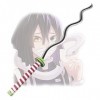 TBHOME Katanas À La Main Katanas Anime Ninja Samurai Sword Pour Le Jeu de Rôles Et La Collection, Slayer Prop/Iguro Obanai-75