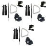 Toyvian 15 Pièces Rétro Costume Accessoires Rétro Costume Kit Gatsby Costume Kit Vêtements Maquillage Gants Noir Rétro Tenue 