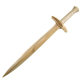 MDINKSL Animation en Bois Samurai Blade, Petite épée en Bois De Western Bois Bois, Convient Au Cinéma Danimation Et Aux Acce