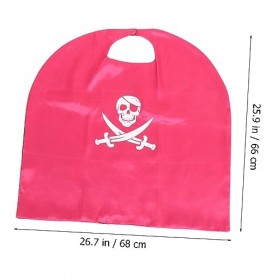 ibasenice 5 Ensembles Enfants Cape Accessoires Photo Pirate Décor Costumes Pour Enfants Filles Costume Enfants Valise Capes P