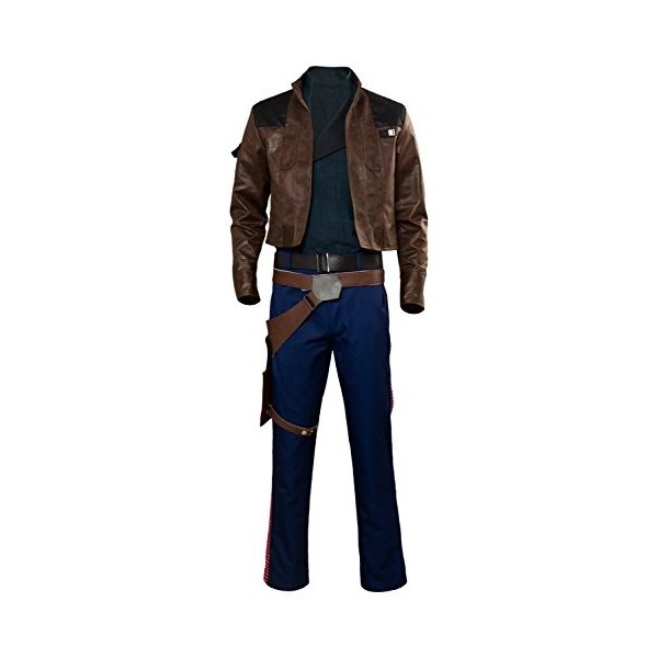 Bilicos Costume de chevalier de guerrier - Pantalon et accessoires - Version 11 L, ceinture 