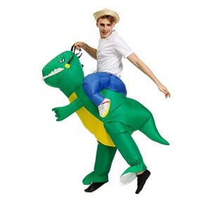 NBMNN Costume Gonflable Fête De Dinosaure Robe DHalloween Gonflable Costume De Dinosaure Drôle Costumes Gonflables De Dinosa