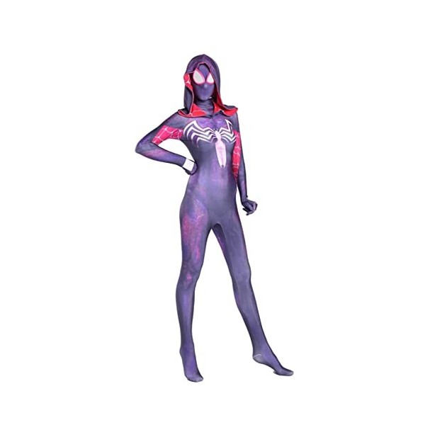 Costume Disco Années 70-80 Femme – Combinaison Évasée Brillante, Manches Longues, Taille S-3XL