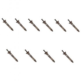 ibasenice Accessoires De Cosplay 10 Pièces Jouet De Maquillage Halloween Samouraï Pirate en Plastique Tai Kung Fu Cadeau pour