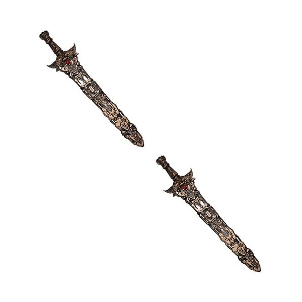 ibasenice Accessoires De Cosplay 10 Pièces Jouet De Maquillage Halloween Samouraï Pirate en Plastique Tai Kung Fu Cadeau pour