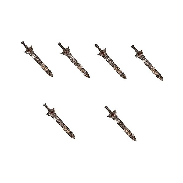 ibasenice Accessoires De Cosplay 10 Pièces Jouet De Maquillage Halloween Samouraï Pirate en Plastique Tai Kung Fu Cadeau pour