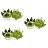 ibasenice 3 Pcs Jeu En Peluche Forme Confortable Accessoire Hommes Femmes Cosplay Style Animal Léopard Halloween Cheveux Et P