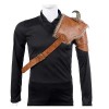 SQYDS Armure dépaule rétro réglable Harnais de Garde dépaule Unique pour Homme médiéval Gothique Punk Faux Cuir Pauldrons É