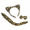 COOLMP Lot de 6 - Set Accessoires déguisement léopard