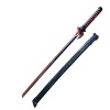 IVDNSLU Anime Ninja épée,Arme De La Chambre Cosplay Prop Arme Jouet,Accessoire De Fête Size:106cm,Color:Rouge 