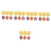 Happyyami 12 Pcs Vétéran Médaille Crête Jouet Party Favours Memorial Medal Party Accessoire De Jeu Délicate Épinglette Broche