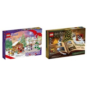 Lego Calendrier de lAvent 2021 Bundle Friends 41706 et Harry Potter 76404 Jouet de construction Ensemble de Noël