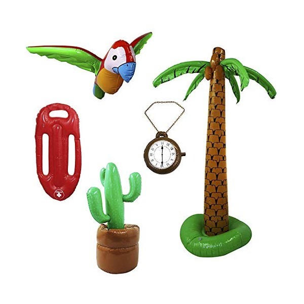 0207VP9CZ70 DÉGUISEMENT Costume Robe GONFLABLES en 5 Cactus - Flottant - Horloge - Perroquet - Palmier Disponible en Multiple