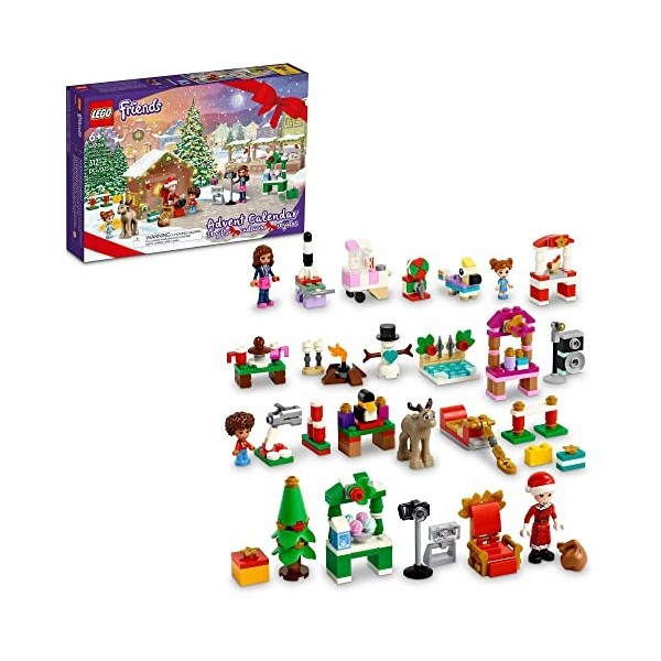 Lego Calendrier de lAvent 2021 Bundle Friends 41706 et Harry Potter 76404 Jouet de construction Ensemble de Noël