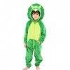 Costume de dinosaure Triceratops pour enfants, déguisement à capuche, 4-5 ans, étiquette M