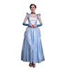 IWEMEK Costume de Cendrillon pour Femme - Costume de Princesse - pour Halloween - Carnaval - Longue Tulle - avec Accessoires 