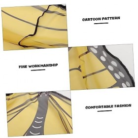 Abaodam Accessoire De Déguisement 5 Ensembles DAiles De Papillon Cape Vêtements Pour Filles Masques Costume Cosplay Costume 