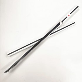 IVDNSLU Anime Ninja Jouets Épée,Épée De Faisan dherbe Naruto Uchiha,Deguisement Cosplay Accessoire Size:104cm,Color:Le Noir 