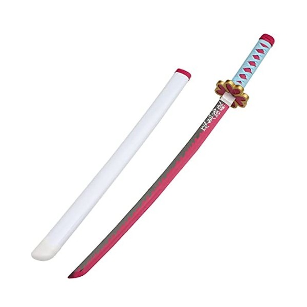Sword Warrior Épée en bois,Anime Kanroji Mitsuri Cosplay, Katana en bois Anime japonais, Épée Cosplay,Cadeau de Jeu Exquis,po