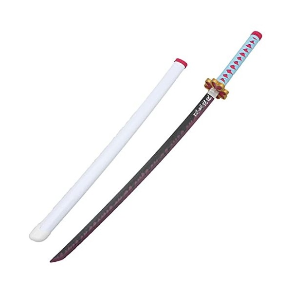 Sword Warrior Épée en bois,Anime Kanroji Mitsuri Cosplay, Katana en bois Anime japonais, Épée Cosplay,Cadeau de Jeu Exquis,po