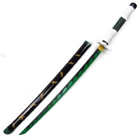 MDINKSL Anime Samurai Sword en Bois, la Lame De Destruction De Fantômes Les Accessoires Darmes, épée De Samouraï Japonais av