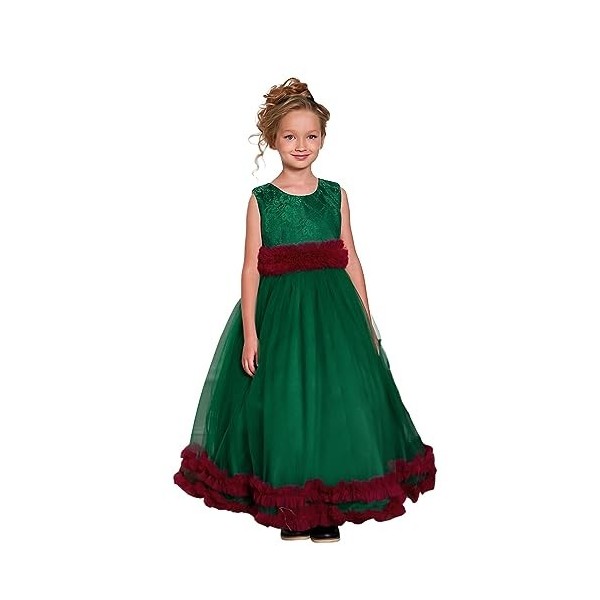 Yavion Deguisement Noel Bebe Garcon Deguisement Fille 3 Ans Tenue Mère Noel Robe Fille Rouge DéGuisement Enfant Fille Déguise