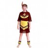 Inception Pro Infinite Déguisement – Costume – Carnaval – Halloween – Indien Amérique ethnique – Couleur verte – Fille – Tail