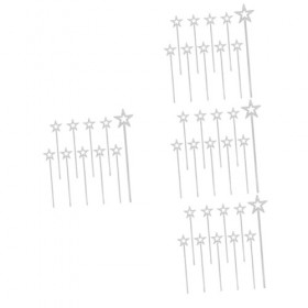 Toyvian 40 Pcs À Café En Accessoires Étoiles Costume De Princesse Faire Semblant De De Princesse De Fée Décoratives Costume D