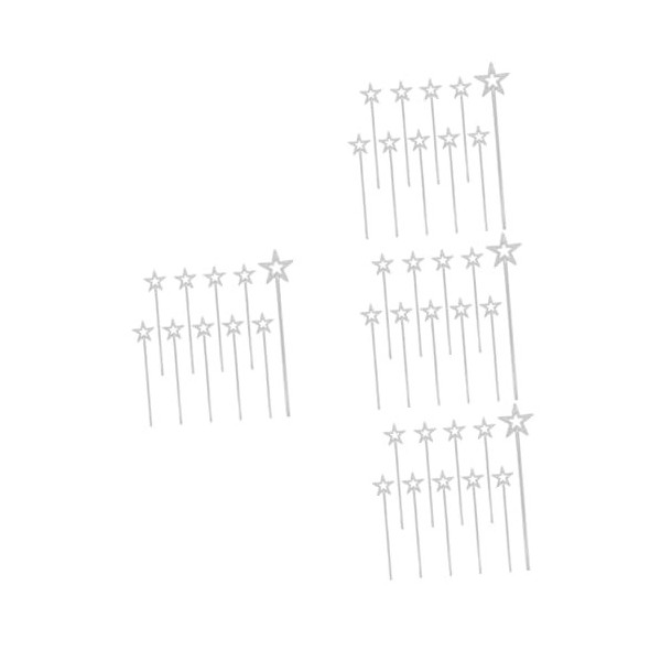 Toyvian 40 Pcs À Café En Accessoires Étoiles Costume De Princesse Faire Semblant De De Princesse De Fée Décoratives Costume D