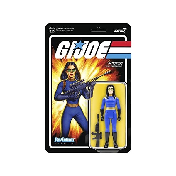 SUPER7 G.I. Joe Figurine Reaction Baroness 10 cm