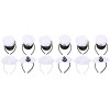 minkissy 12 Pcs Officier Navy Party Supplies Mini CaptainS Naval Cap Enfants Chapeaux Et Bandes Robe Yacht Bateau Enfants Ce