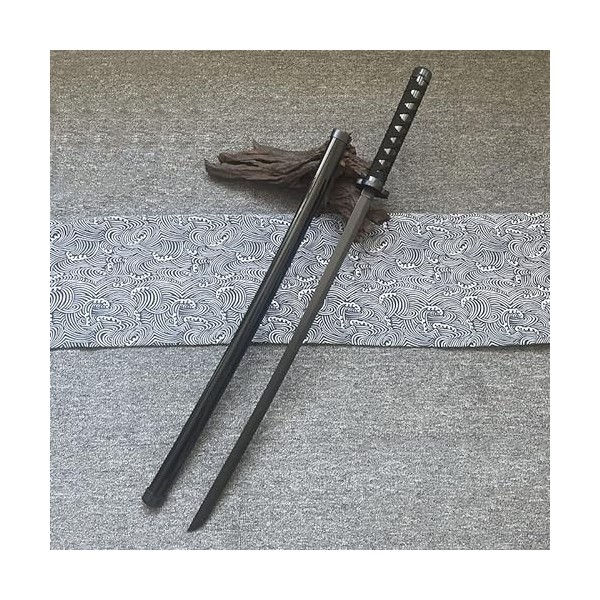 TBHOME Bamboo Anime Samurai Épée, Épée Tang Heng Katana, Adaptée À La Pratique Des Arts Martiaux, Accessoires de Collection d
