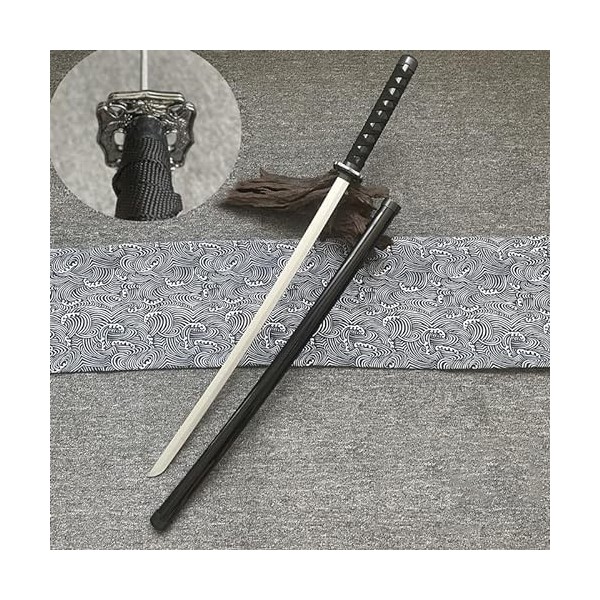 TBHOME Bamboo Anime Samurai Épée, Épée Tang Heng Katana, Adaptée À La Pratique Des Arts Martiaux, Accessoires de Collection d