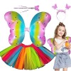 Onlynery Tissu Papillon | Papillon Baguette Cosplay Accessoires avec Lumières, Costumes Fée pour EnfantsHabiller des Fée pour