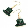 1 paire de boucles doreilles costume vert boucles doreilles délicates accessoires de robe accessoires de la Saint-Patrick c